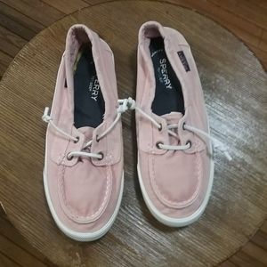 Sperry Top Sider pink ladies sz 8